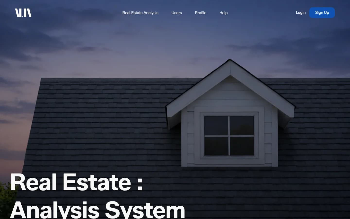 ValueIndiana real estate analysis homepage